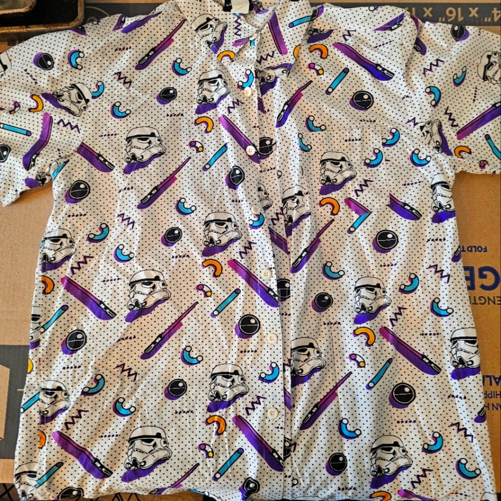 STAR WARS BUTTON DOWN SHIRT
